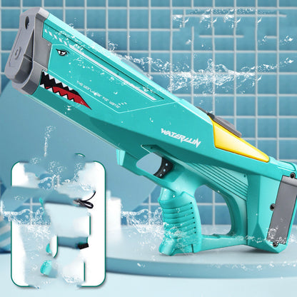 Automatic Electric Water Gun Toys, Shark High Pressure Outdoor toy